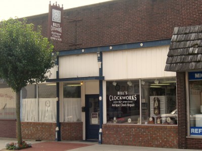 Bill's Clockworks in Flora, Indiana