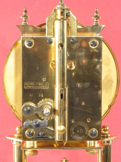 Back of movement, dated 11 52 (November 1952). Horolovar back plate no. 1281.