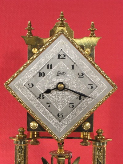 The silver finished dial is labeled Schatz and Made In Germany