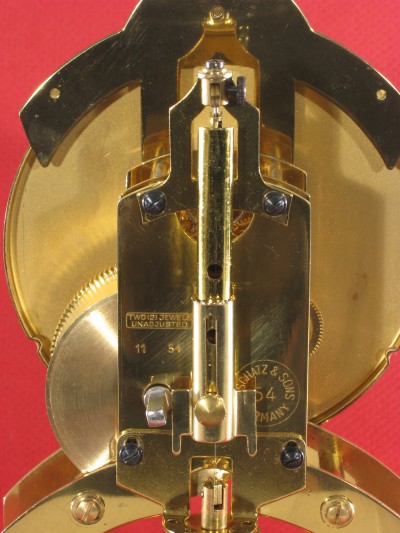 Horolovar backplate number 1010. Date code 11 54 (November 1954).