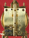 Jahresuhrenfabrik model 49 movement. Horolovar back plate no. 1271.
