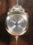 Closeup of pendulum. PATENTED DEC. 11TH 1883 WATERBURY CLOCK CO