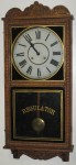 Waterbury "Crane" store regulator in oak case