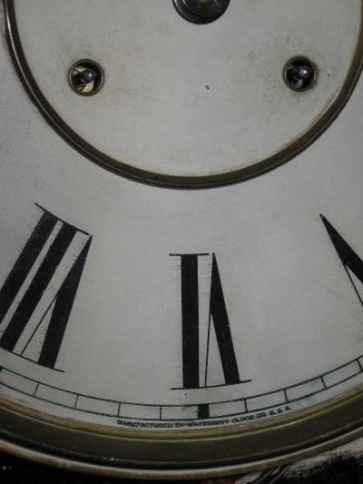 MANUFACTURED BY WATERBURY CLOCK CO. U.S.A.