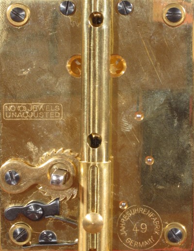 The movement. Classified as Horolovar plate no. 1278.
