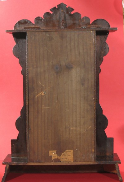 Rear of clock