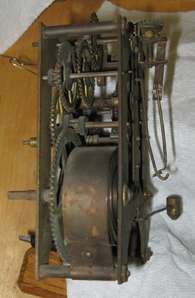 The movement before repair.