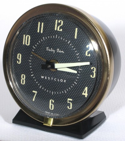 Front of clock