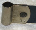 Timesavers 15959 mainspring that is 0.0145 inch thick (labeled 37 on the loop).