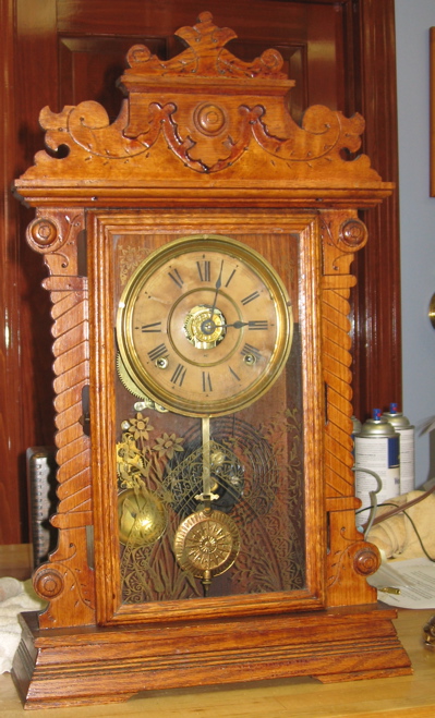 Seth Thomas Oak Kitchen Clock