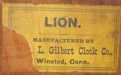 Label on backboard