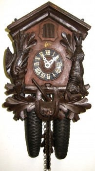 Hunting cuckoo clock