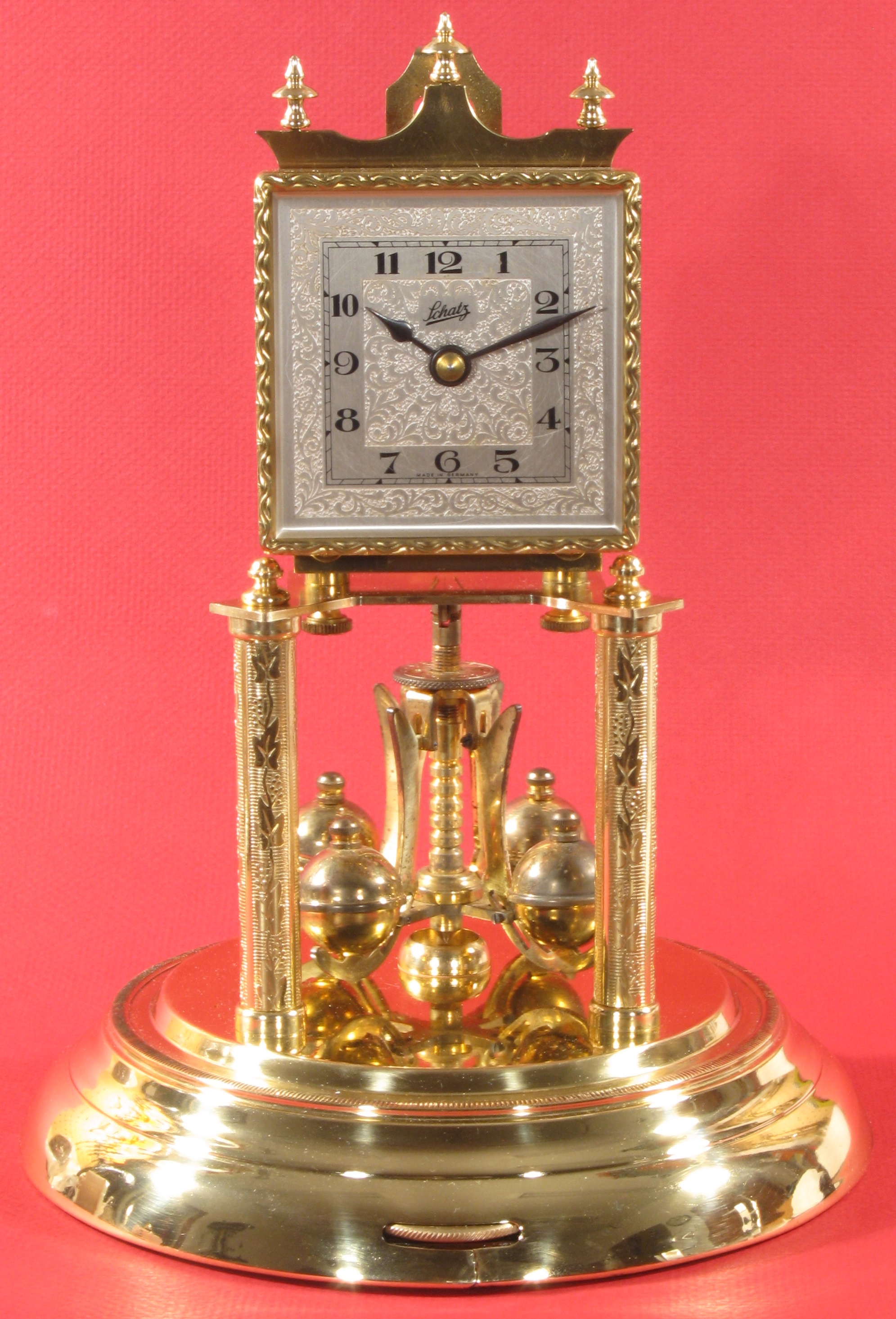 Clock after polishing