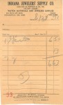 Receipt showing the price of a Telechron B Rotor in 1971: $6.50 plus tax!