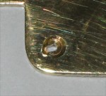 Rear 4th wheel pivot hole showing bad wear in the previous bushing!