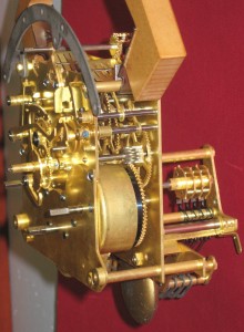 Completed movement, side view